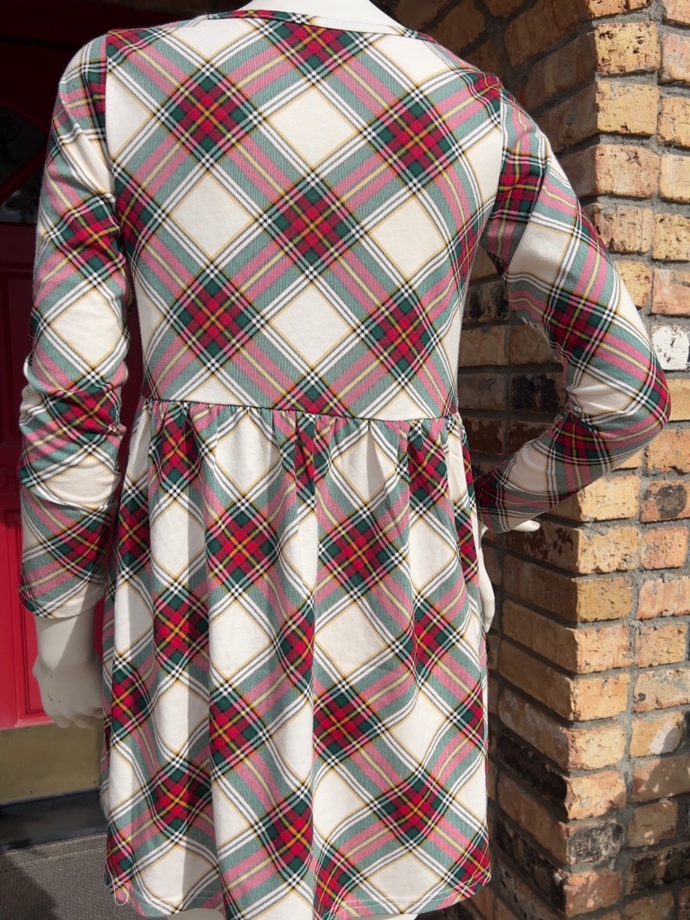Children’s Place Girls’ Printed Every Day Dress Size XXL Red and White. - Picture 3 of 10